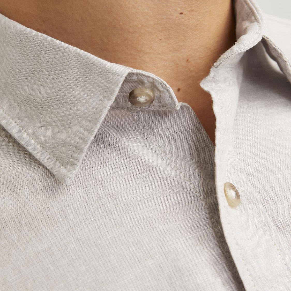 Jack & Jones JJESUMMER short-sleeved shirt, Crockery, large image number 2