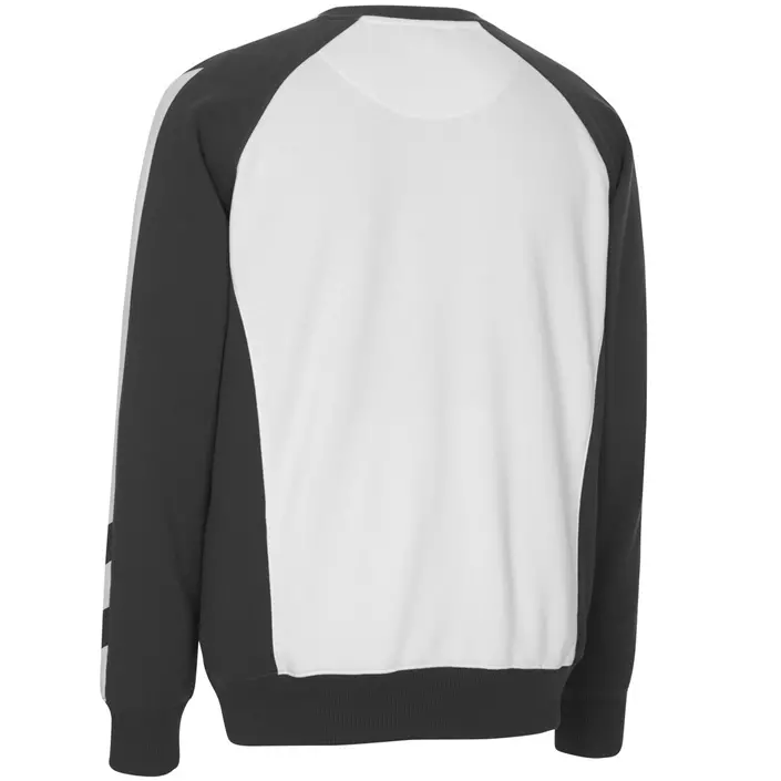 Mascot Witten Sweatshirt, Hvit/Mørk Antrasittgrå, large image number 2