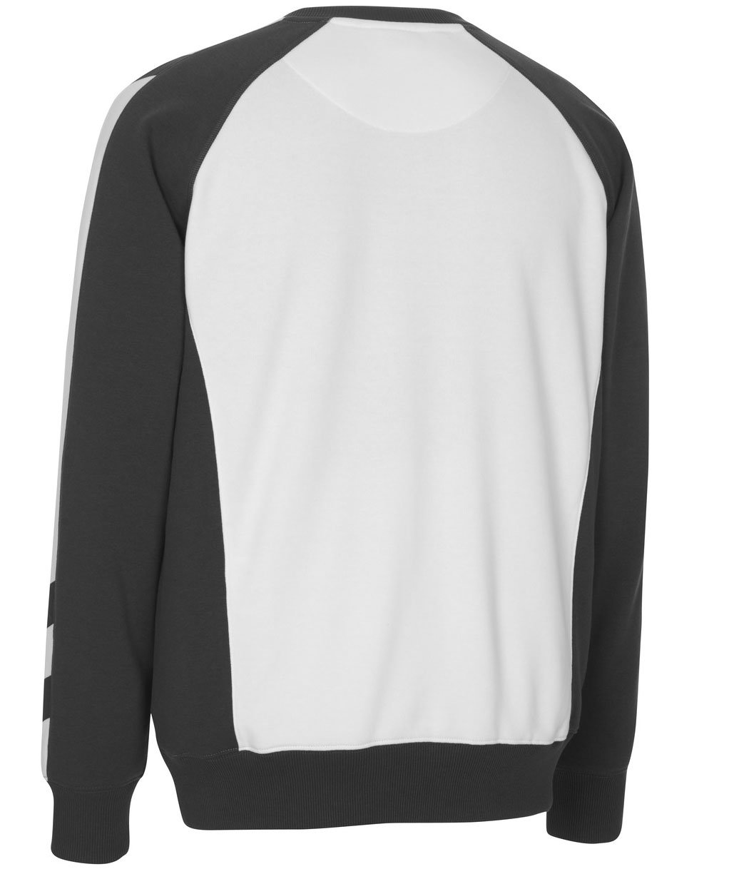 Mascot Witten Sweatshirt, Hvit/M&oslash;rk&nbsp;Antrasittgr&aring;, large image number 2
