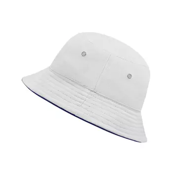 Myrtle Beach bucket hat for kids, White/Marine