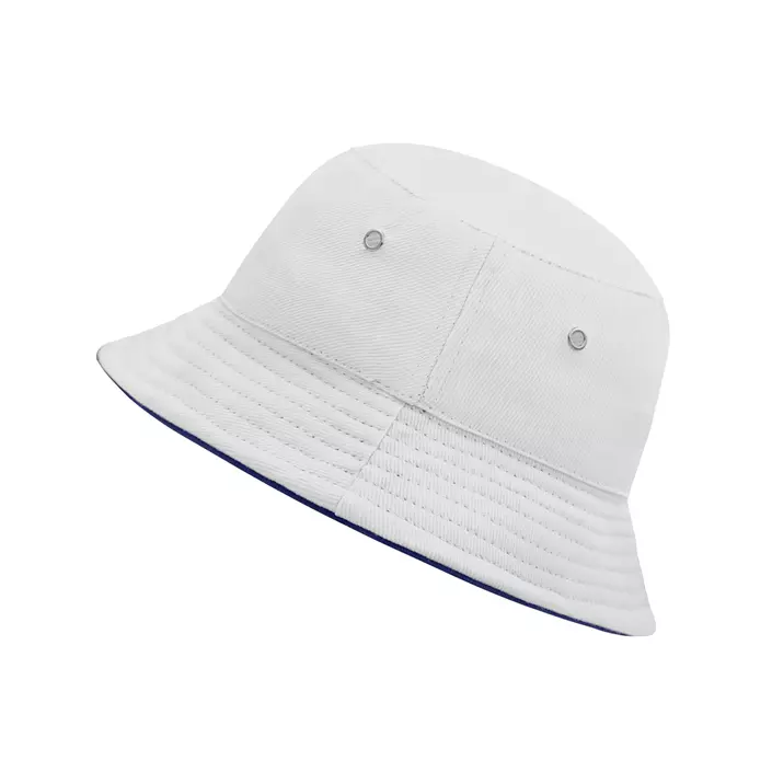 Myrtle Beach bucket hat for kids, White/Marine, White/Marine, large image number 1