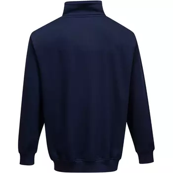 Portwest Sorrento half zip sweatshirt, Marine Blue