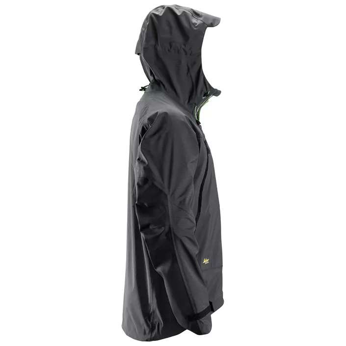 Snickers FlexiWork Stretch shell jacket 1300, Steel Grey/Black, large image number 3