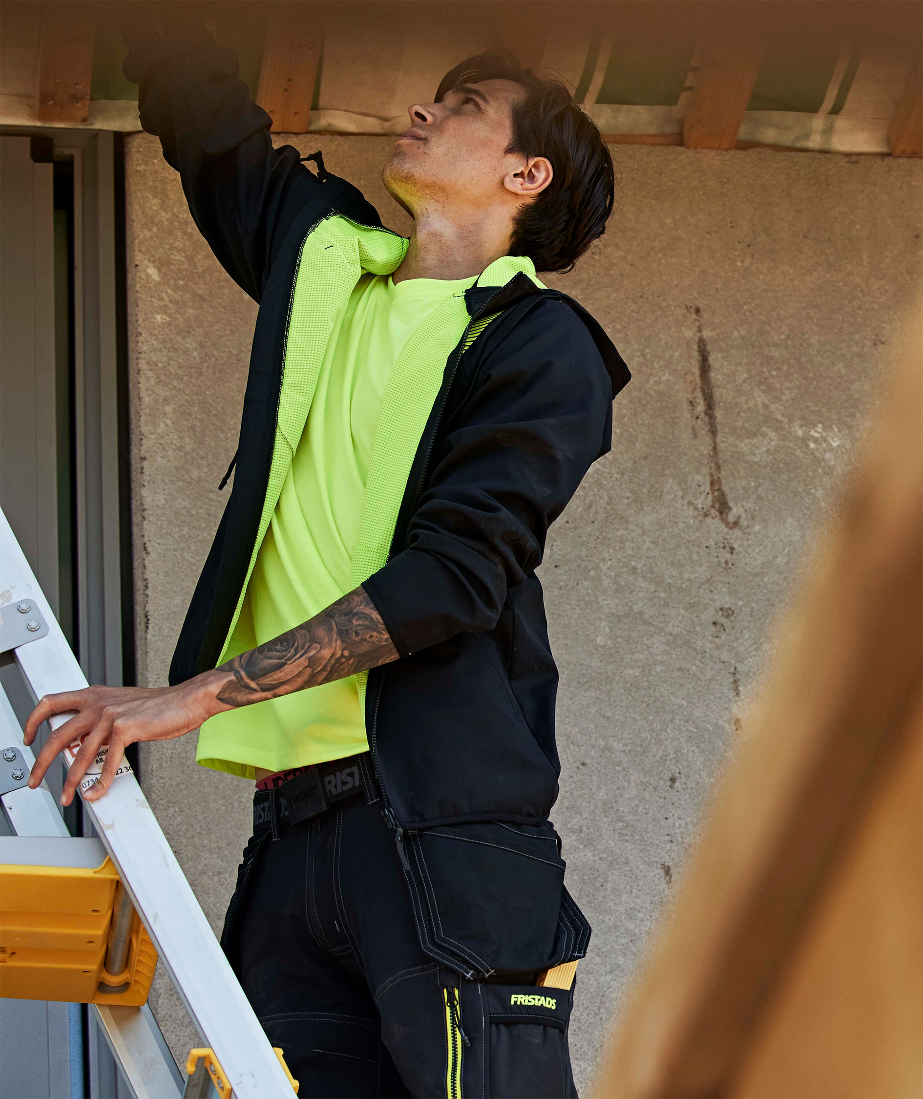 Fristads softshell jacket 7461 BON, Black, large image number 7