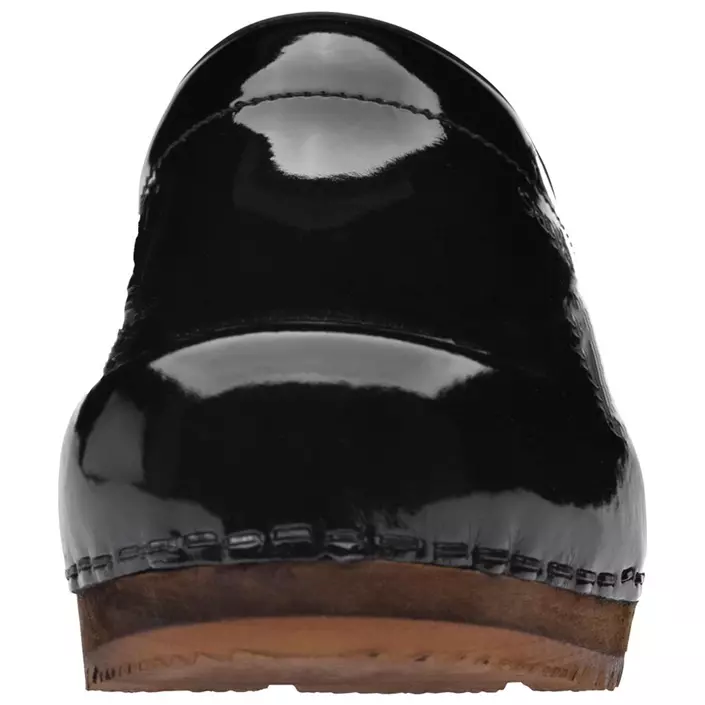 Sanita Classic patent Damen Clogs, Schwarz, large image number 3