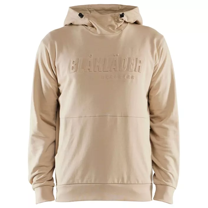Blåkläder hoodie 3D, Varm beige, large image number 0