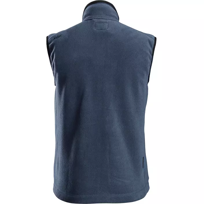 Snickers AllroundWork fleece vest, Marine Blue/Black, large image number 1