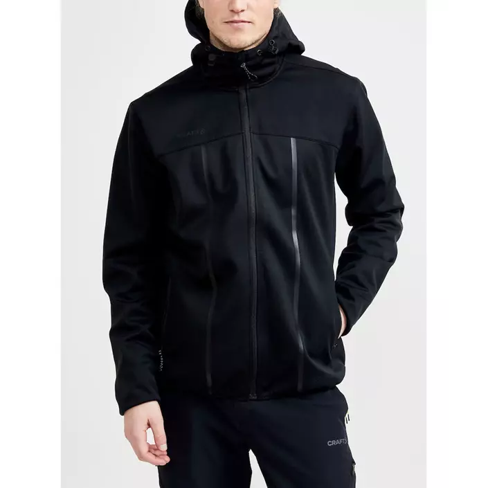 Craft ADV Explore softshell jacket, Black, large image number 1