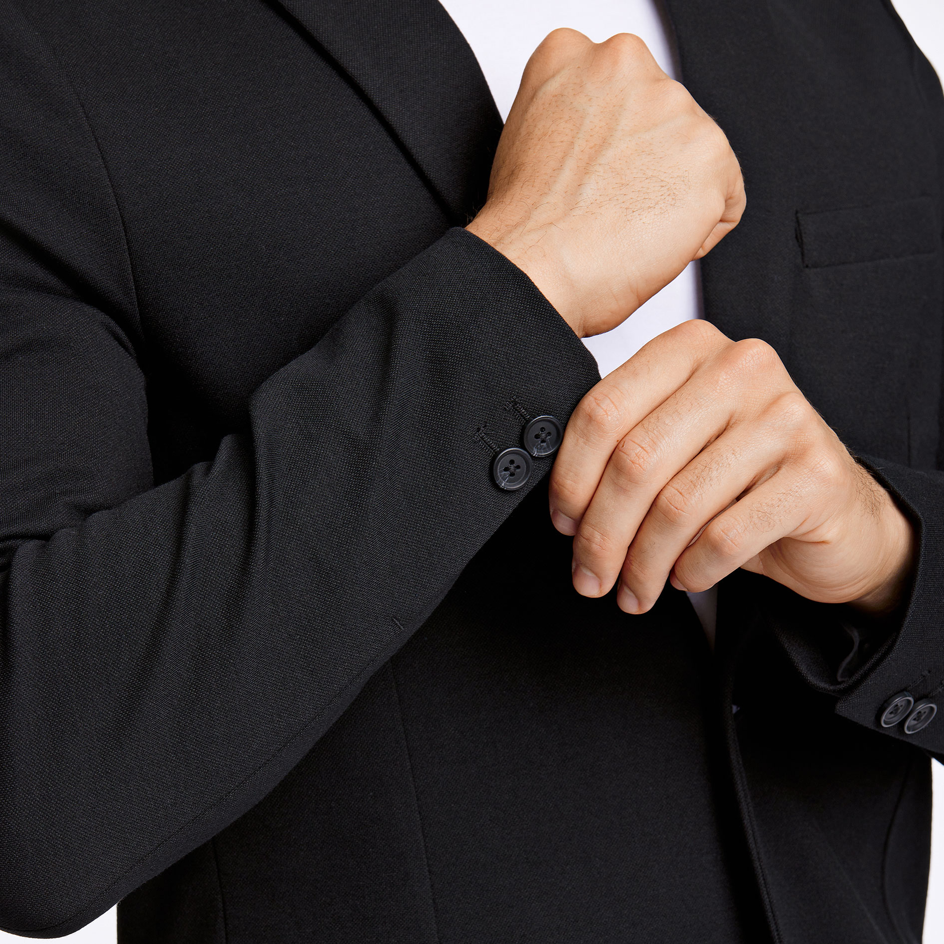 Lindbergh Superflex slim fit blazer, Black, large image number 4