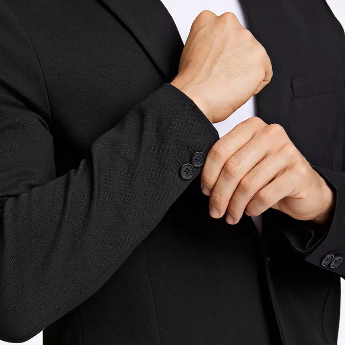 Lindbergh Superflex slim fit kavaj, Black, large image number 4