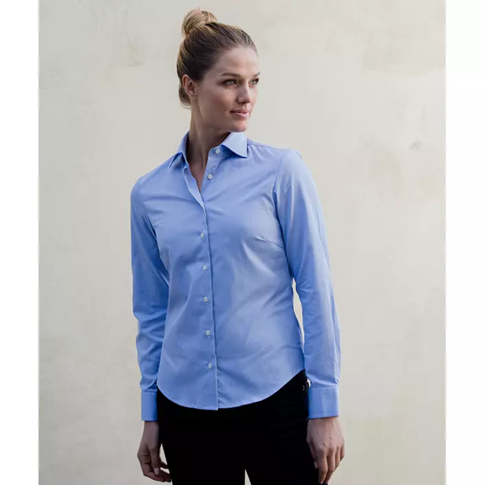 YOU Piacenza klassisk business skjorta dam, Ljusblå, large image number 1