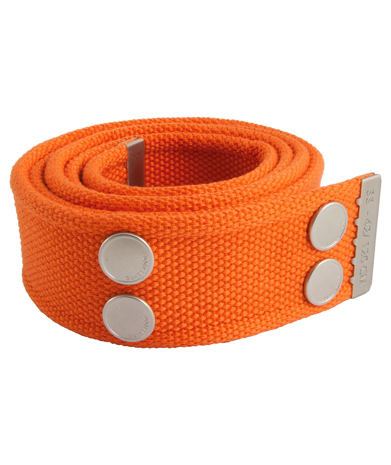 Dunderdon BE01 belt, Orange/Chrome, Orange/Chrome, swatch