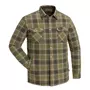 Pinewood Finnveden Checked regular fit foret snekkerskjorte, Hunting Olive/Terracotta