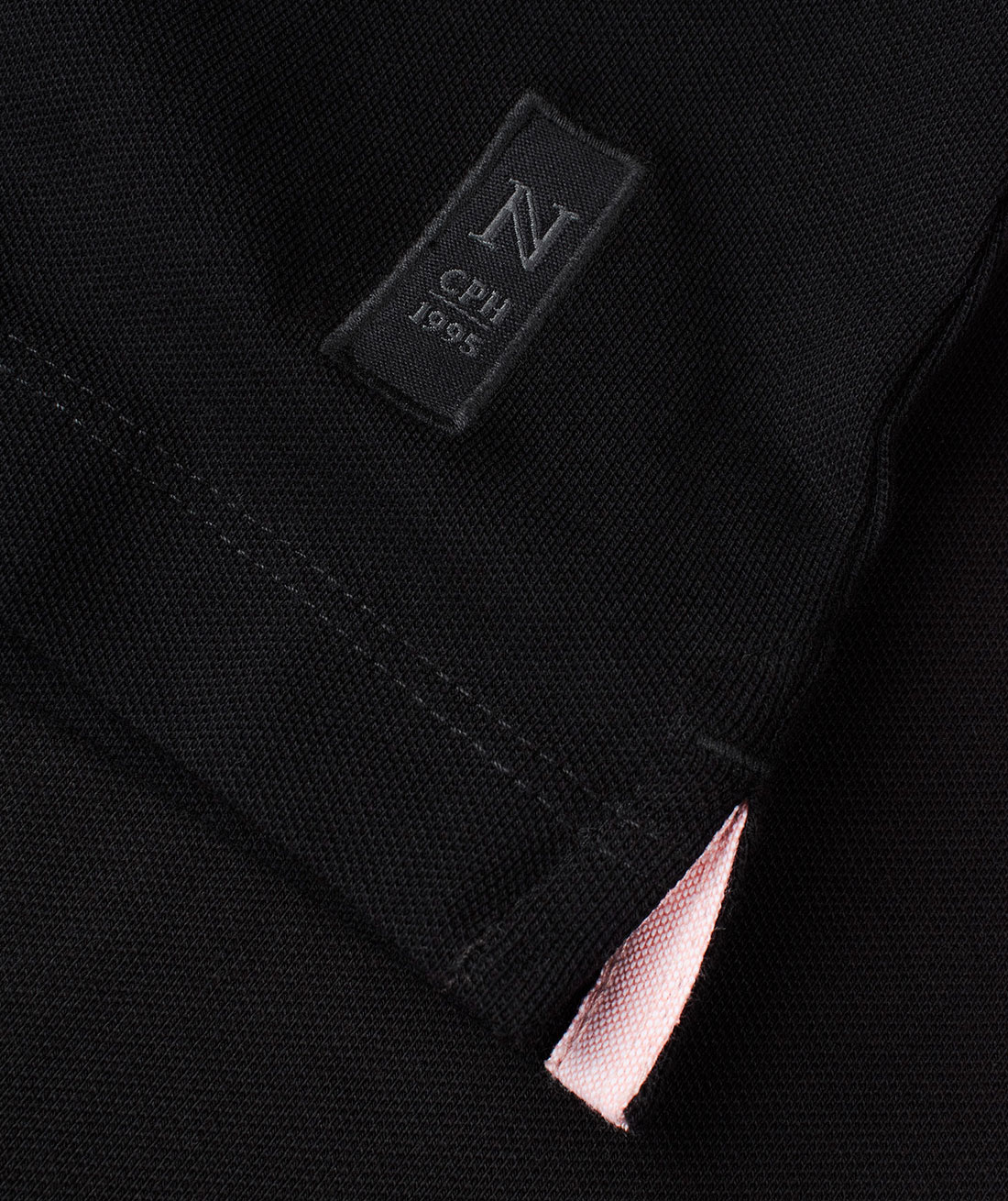 Nimbus Carlington long-sleeved women's polo shirt, Black, large image number 5