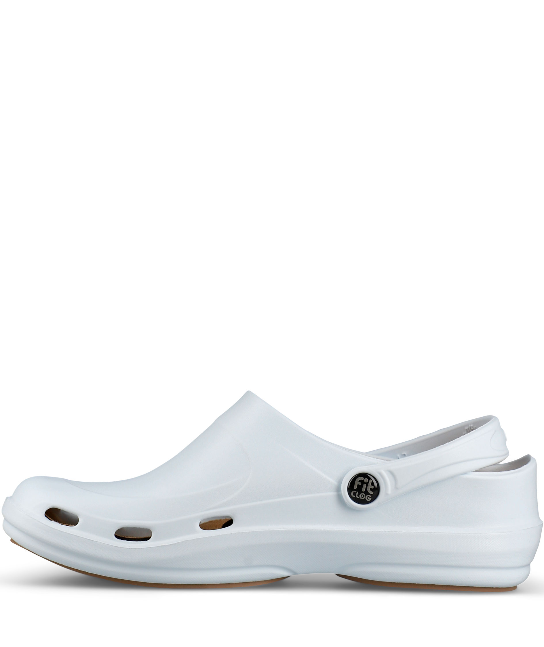 Sika FitClog with heel strap OB, White, large image number 2