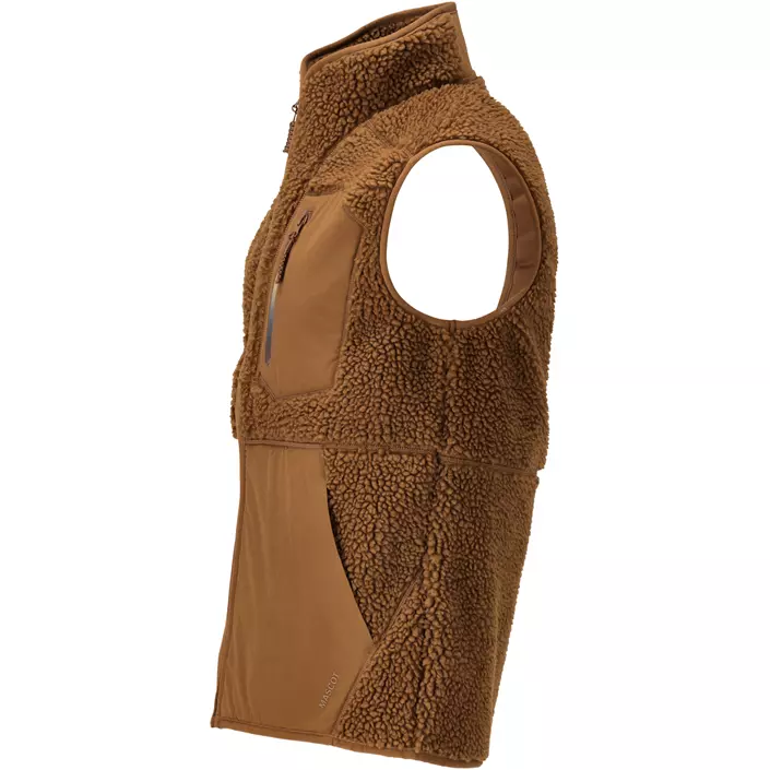 Mascot Customized fibre pile vest, Nut brown, large image number 3