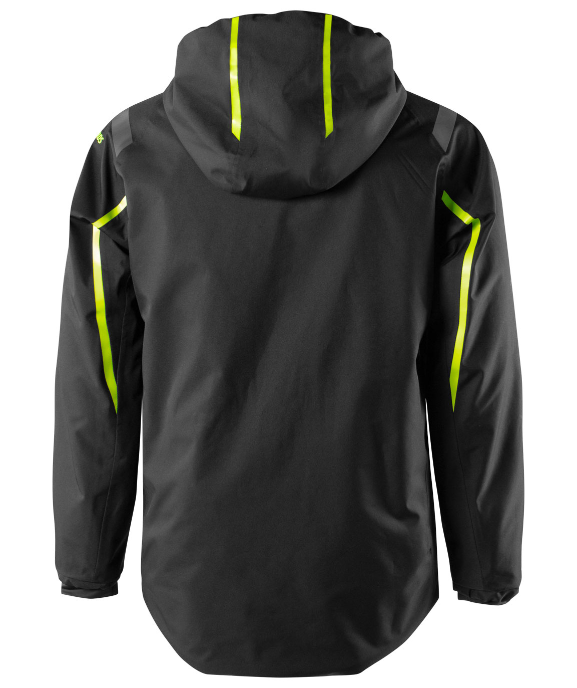 Fristads Gore-Tex&reg; shell jacket 4864 GXP, Black/Hi-Vis Yellow, large image number 3