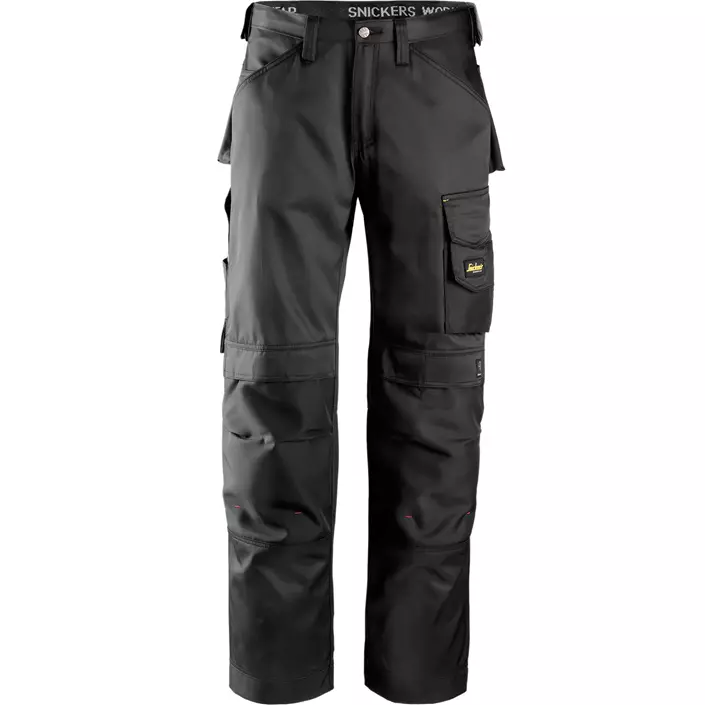 Snickers work trousers DuraTwill, Black, large image number 0
