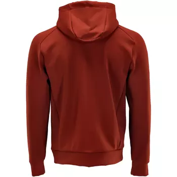 Mascot Customized fleece hoodie, Autumn red