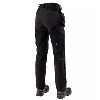 L.Brador 1843PB-W women´s craftsman trousers full stretch, Black