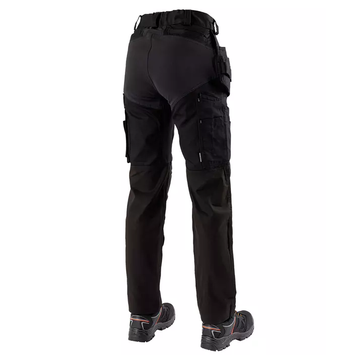 L.Brador 1843PB-W women´s craftsman trousers full stretch, Black, large image number 1