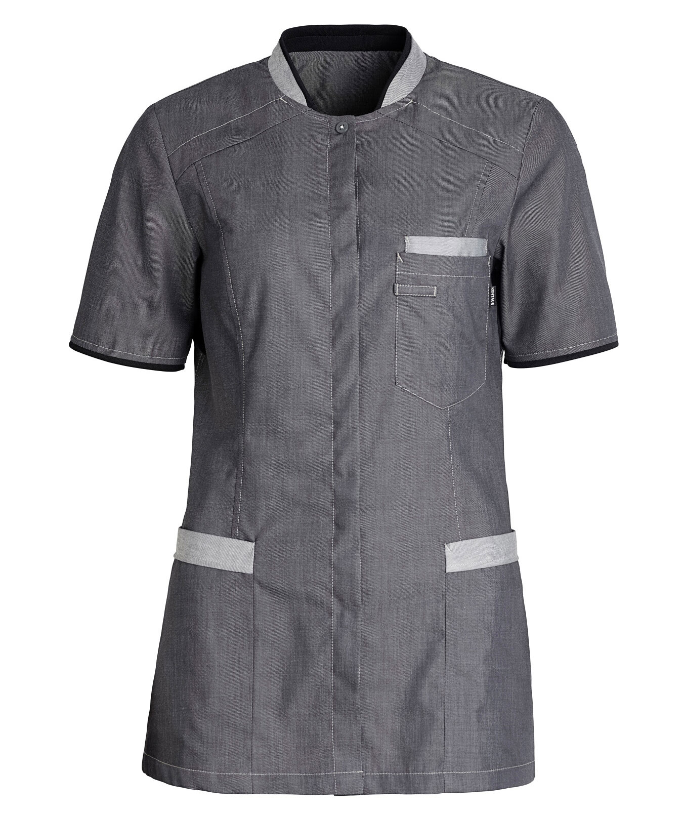 Kentaur kort&auml;rmad funktionsskjorta dam, Super grey