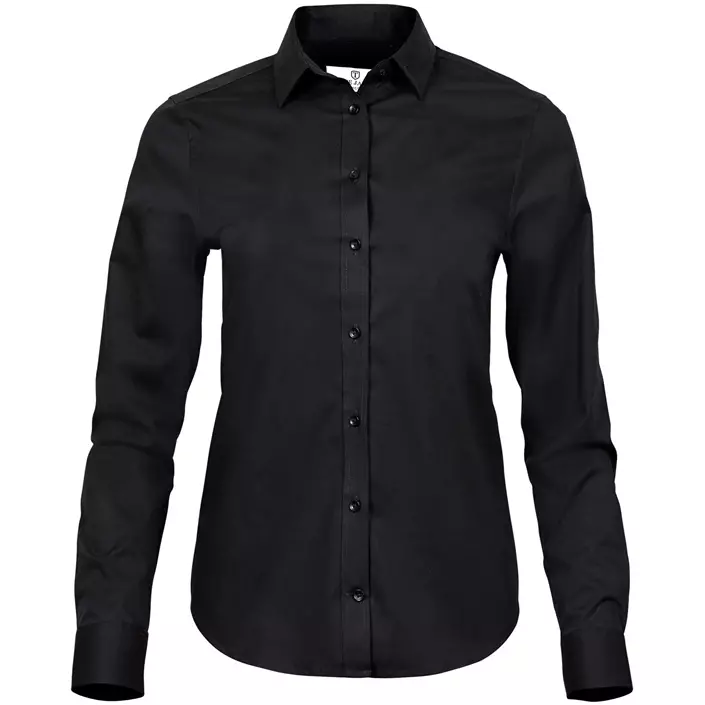 Tee Jays Stretch Luxury dameskjorte, Svart, large image number 0