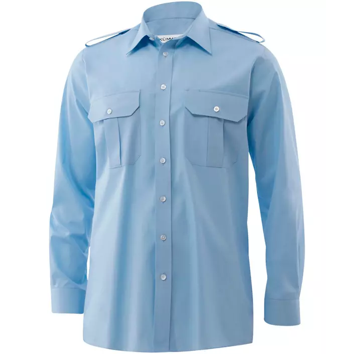 Kümmel Howard Classic fit pilot shirt with extra sleeve-length, Light Blue, large image number 0