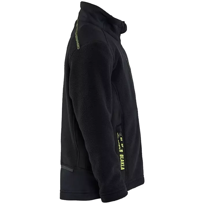 Blåkläder fleecetröja till barn, Svart/Varselgul, large image number 3