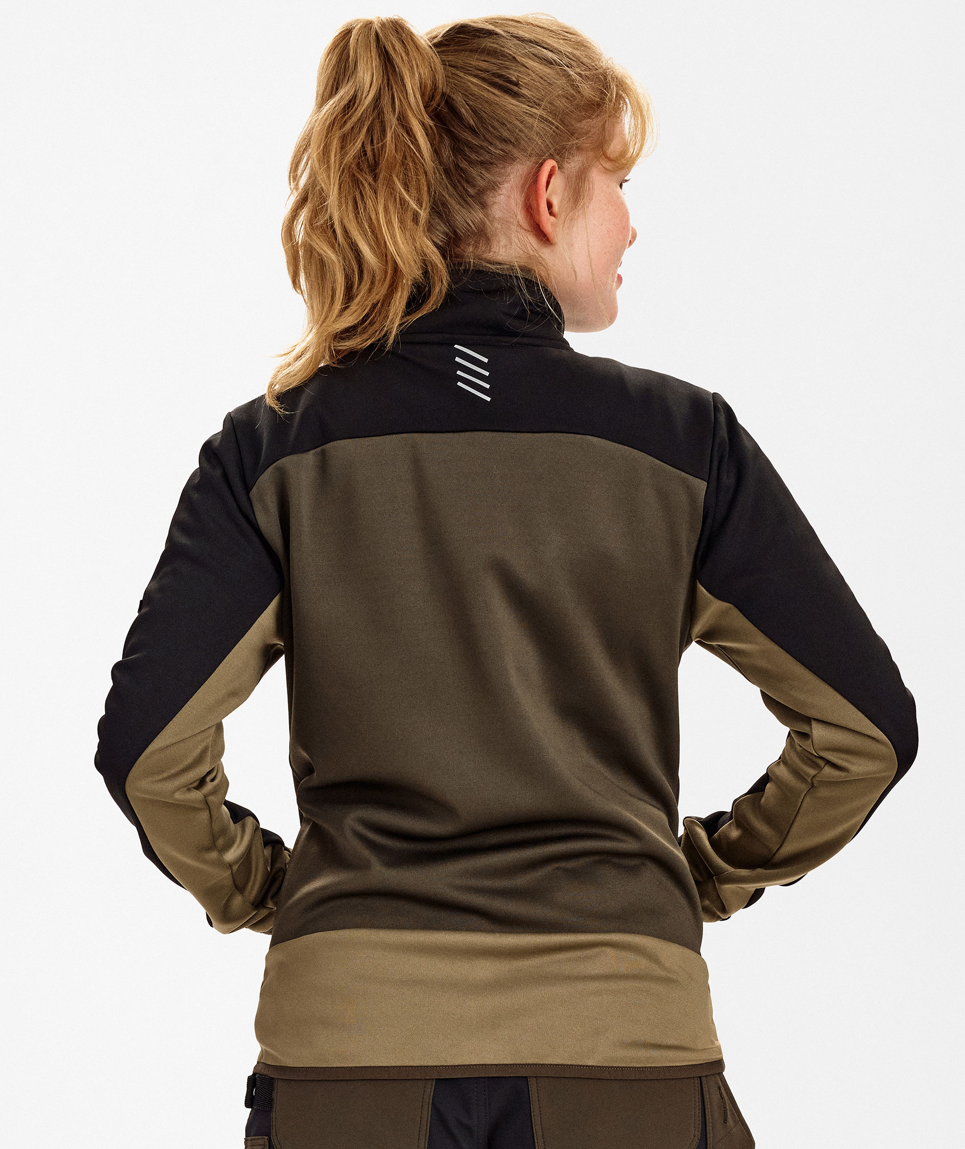 Engel Entire Damen midlayer Cardigan, Forest Green/Black, large image number 4