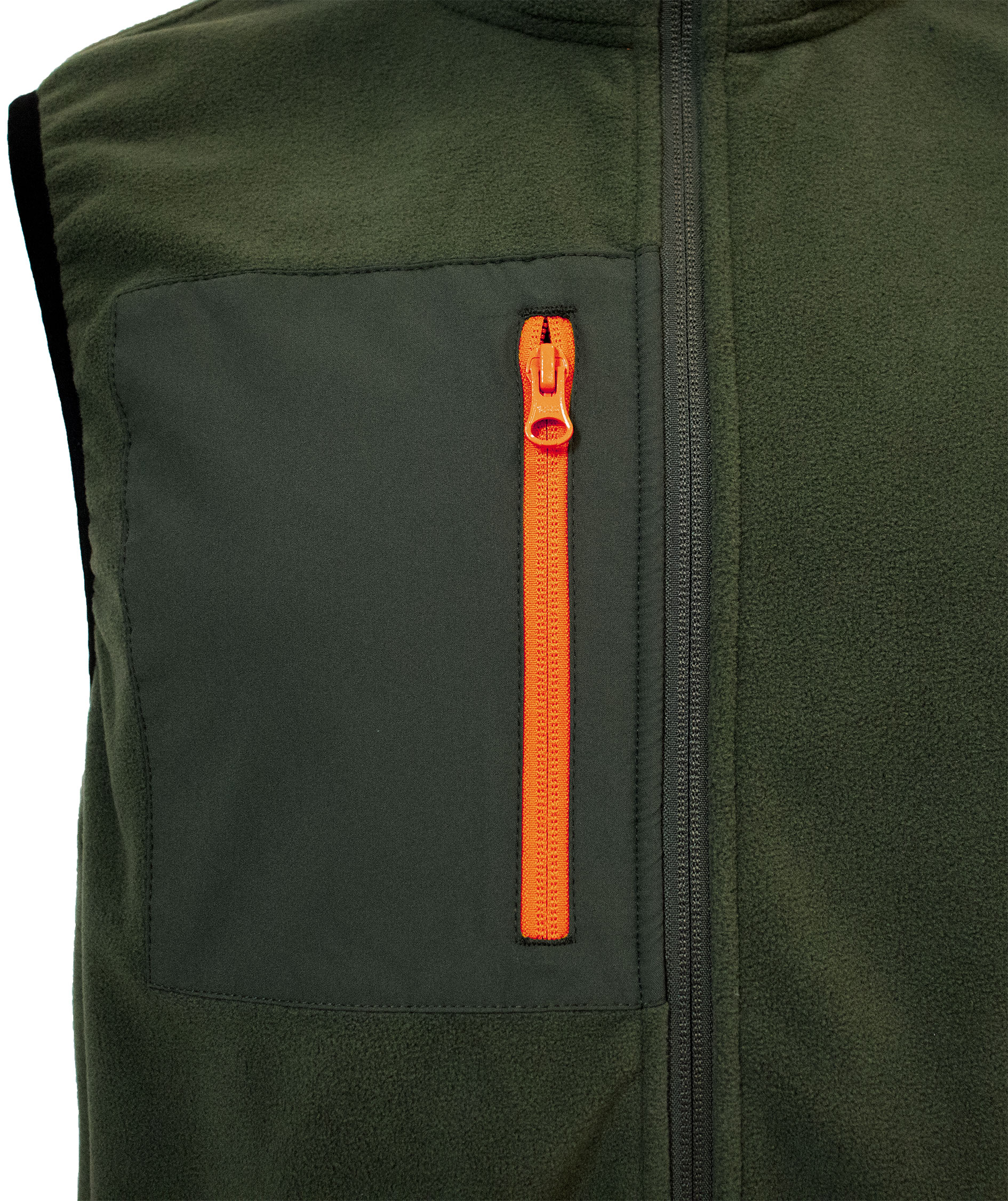 Ocean Outdoor fleece vest, Olive, large image number 2