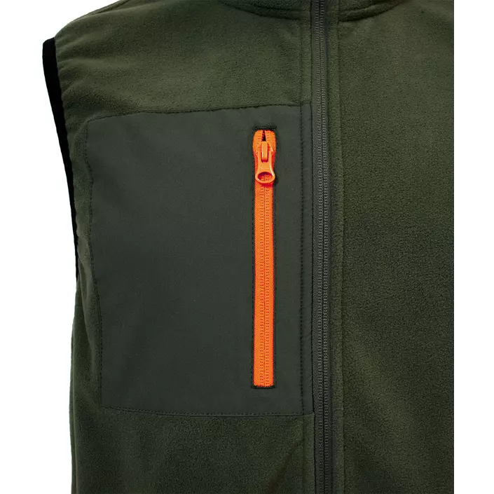 Ocean Outdoor fleecevest, Olive, large image number 2