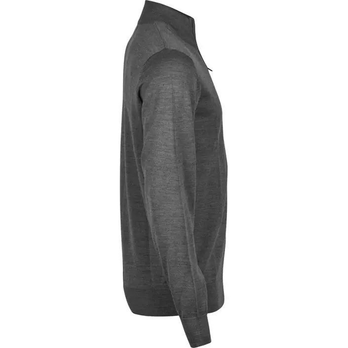Tee Jays Half-zip sweatshirt, Grey melange , large image number 2