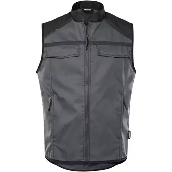Fristads work vest 5555 STFP, Grey/Black