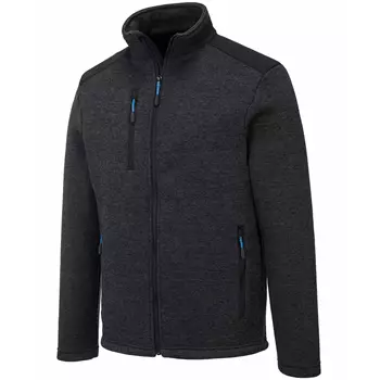 Portwest KX3 knitted fleece jacket, Dark Grey