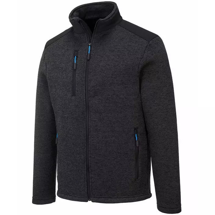 Portwest KX3 knitted fleece jacket, Dark Grey, large image number 1