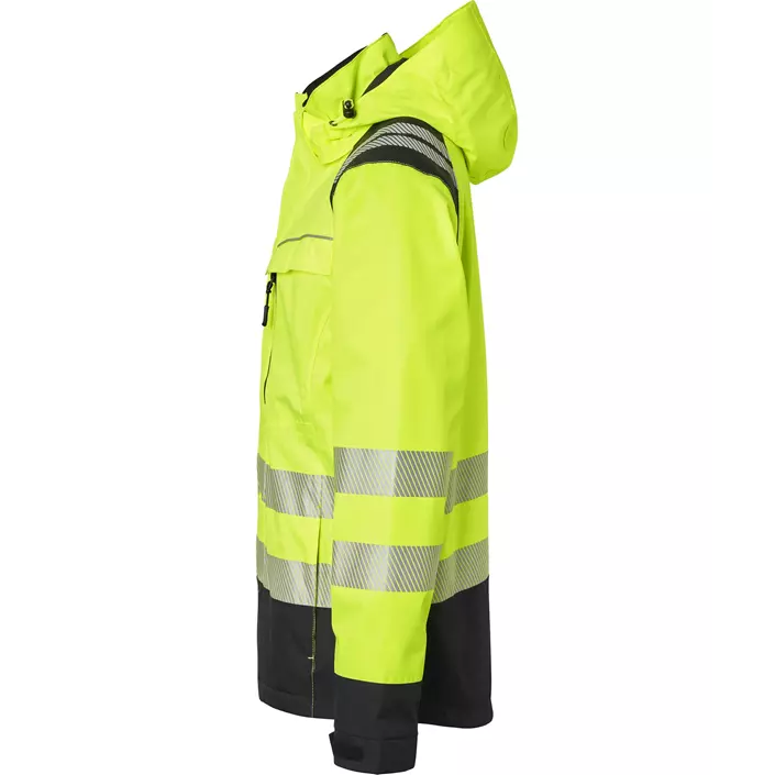 Top Swede shell jacket 130, Hi-vis Yellow/Black, large image number 3