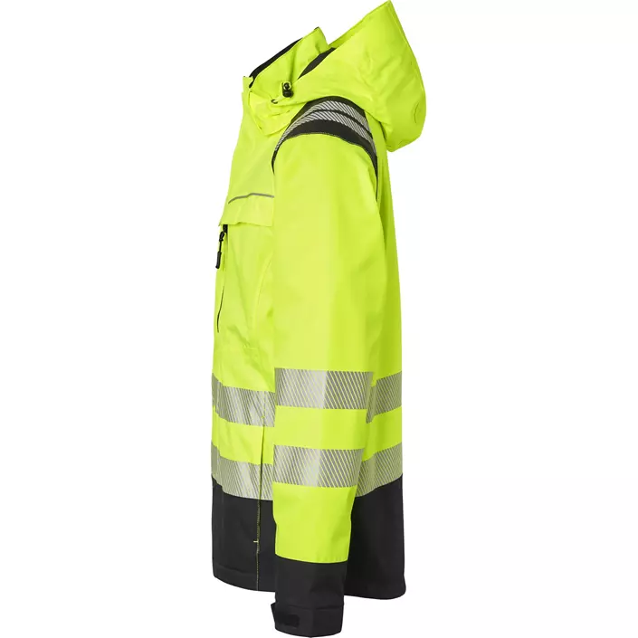 Top Swede shell jacket 130, Hi-vis Yellow/Black, large image number 3