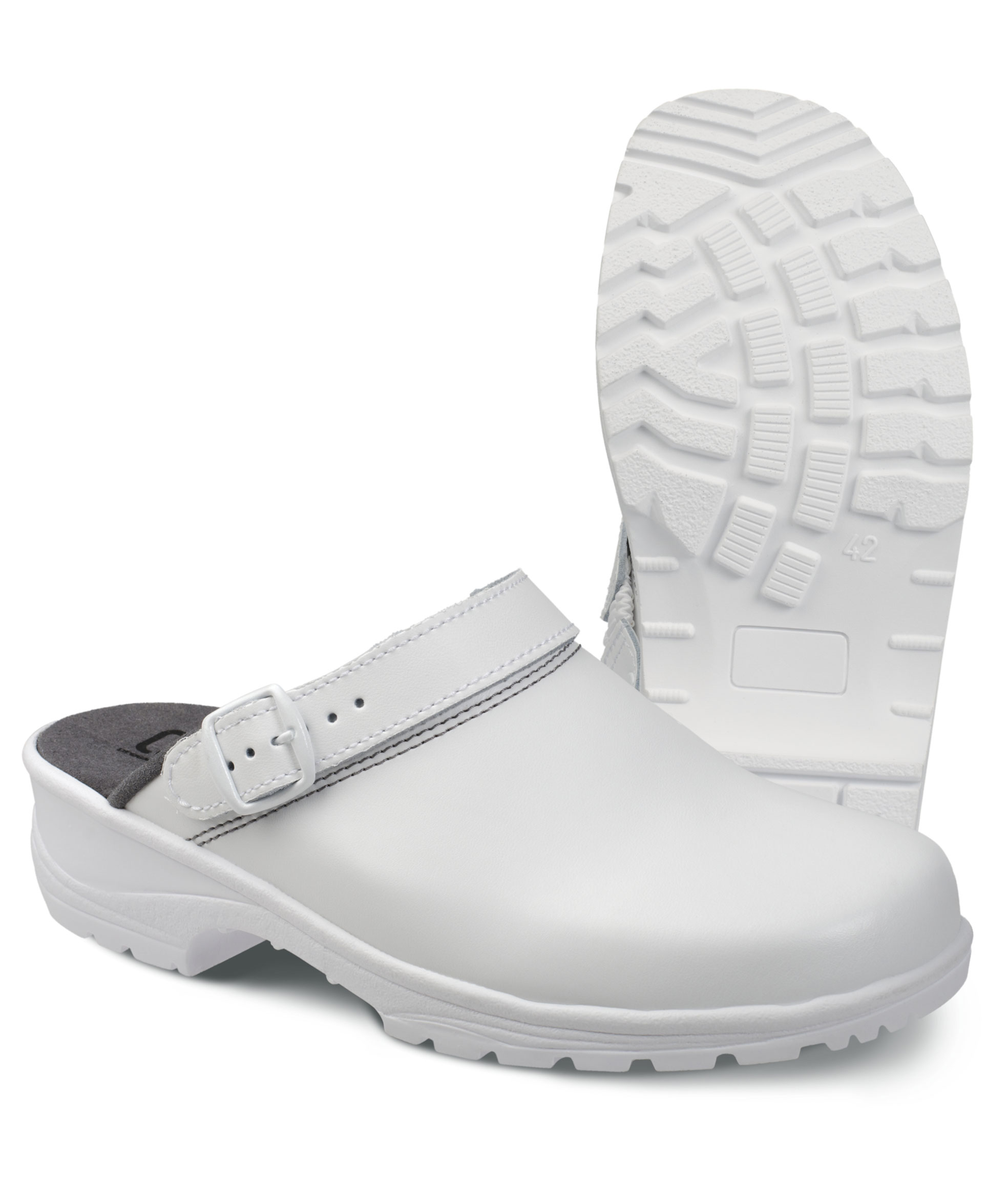 Ejendals clogs with heel strap, White, large image number 1