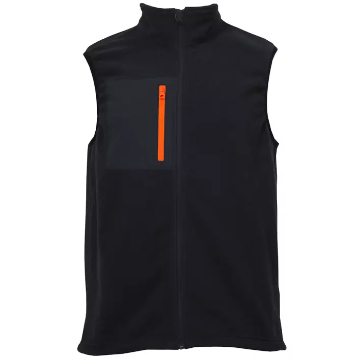 Ocean Outdoor fleecevest, Sort, large image number 0