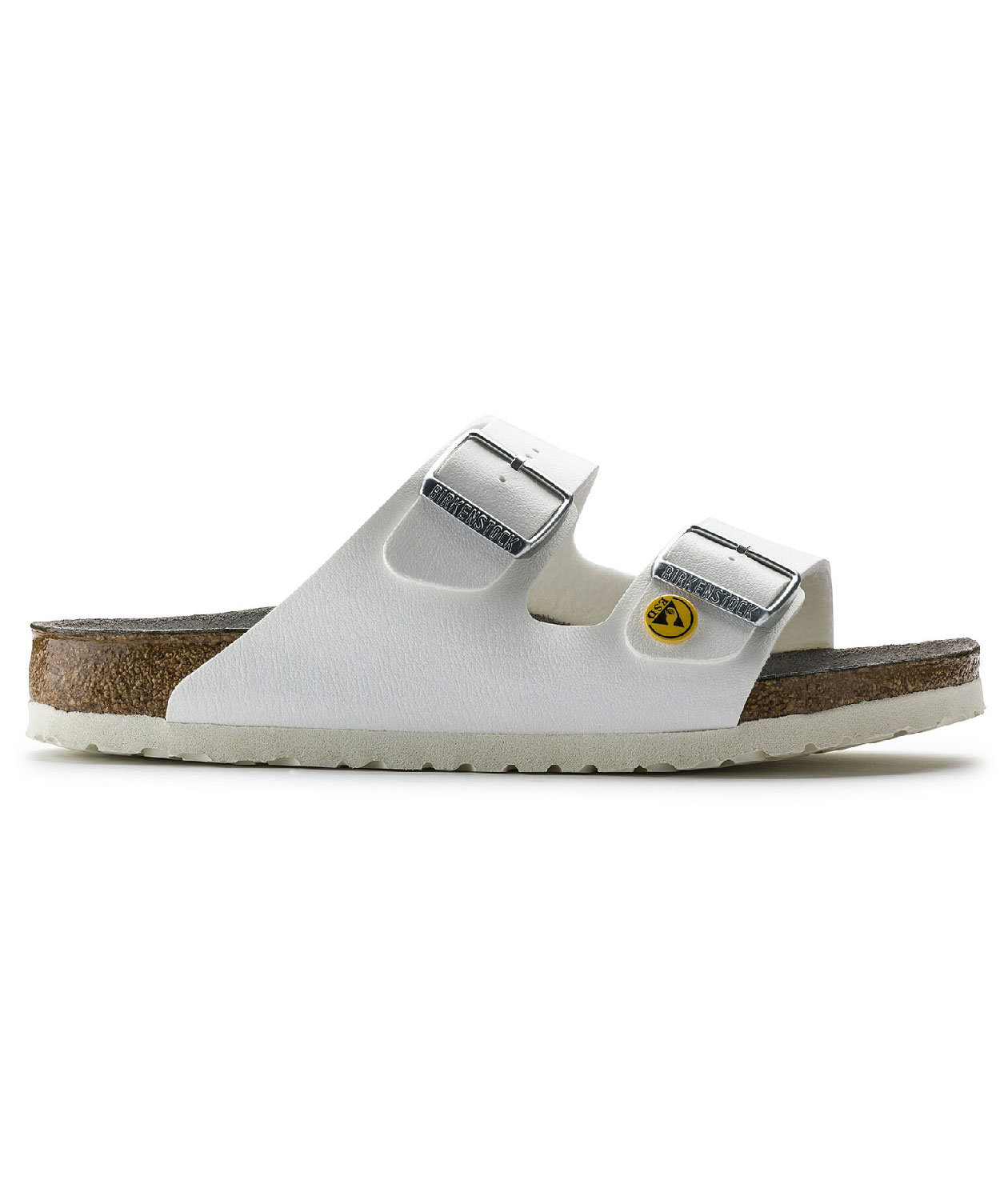 Birkenstock Arizona ESD Narrow Fit sandals, White, large image number 6