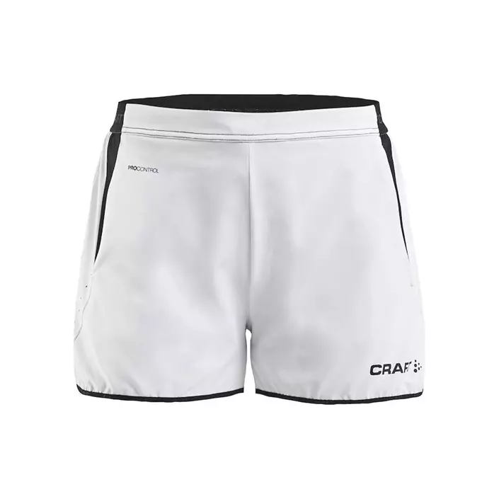 Craft Pro Control Impact shorts dam, White/black, large image number 0