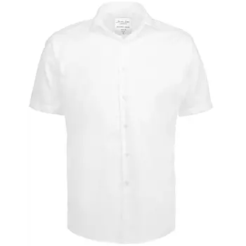 Seven Seas modern fit Popeline kurzärmeliges Hemd, Weiß