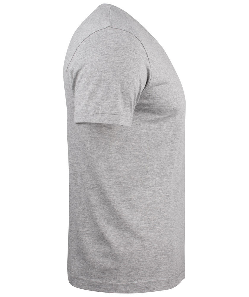 Clique Basic T-skjorte, Gr&aring;melert, large image number 4