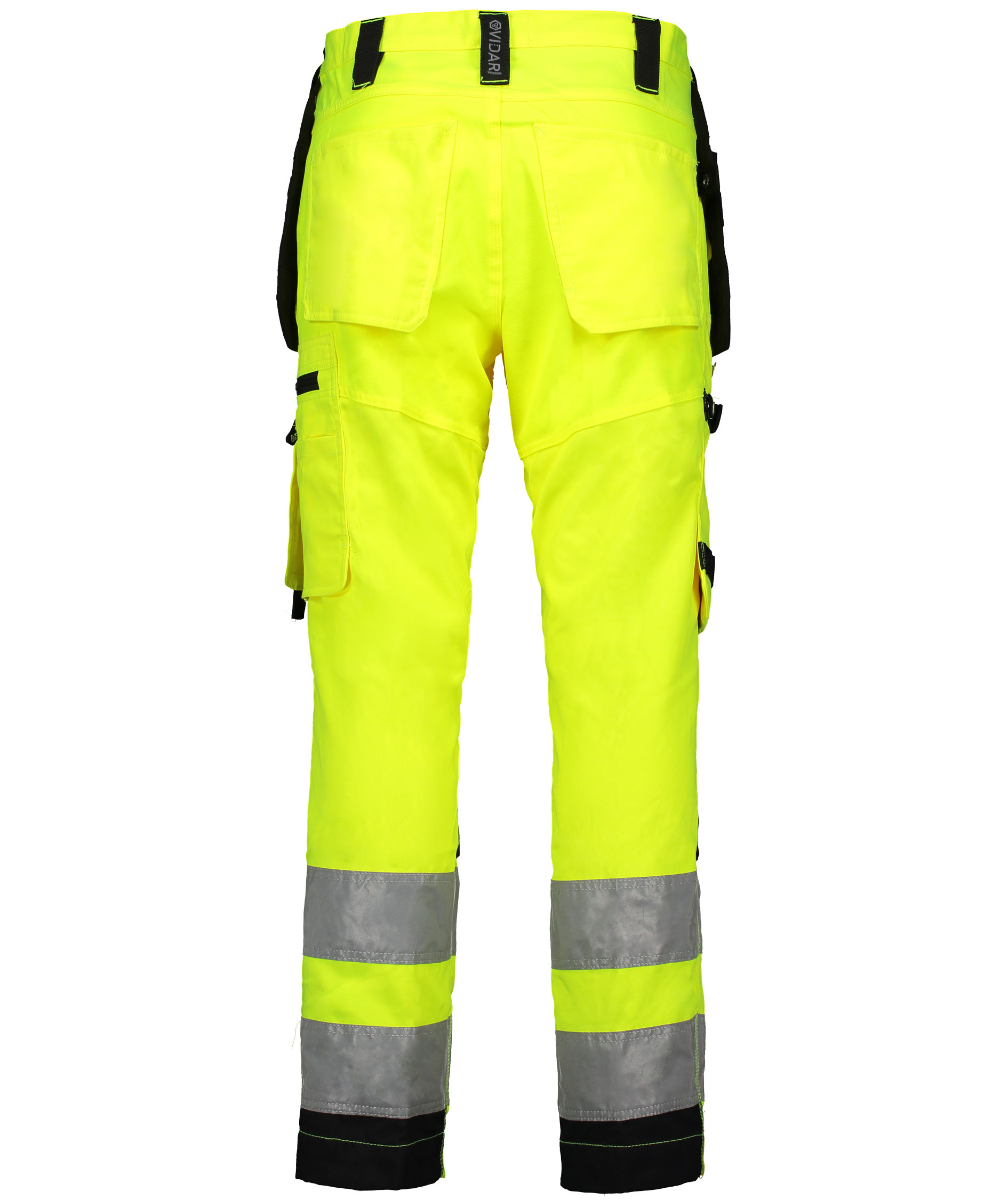 Vidar V5006 hantverksbyxa, Varsel Gul/Svart