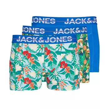 Jack & Jones JACPINEAPPLE 3-pack boksershorts, Victoria Blue