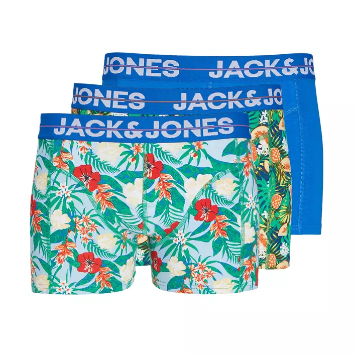 Jack & Jones JACPINEAPPLE 3-pack boxershorts, Victoria Blue, large image number 0