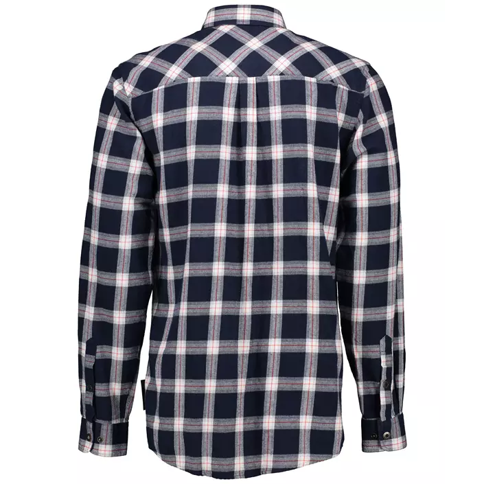 Westborn flannel shirt, Navy/White, large image number 3