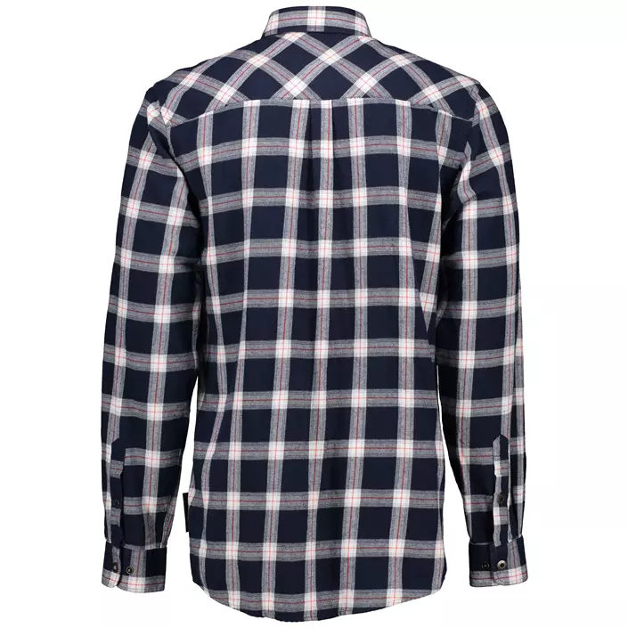 Westborn flannelskjorte, Navy/white, large image number 3