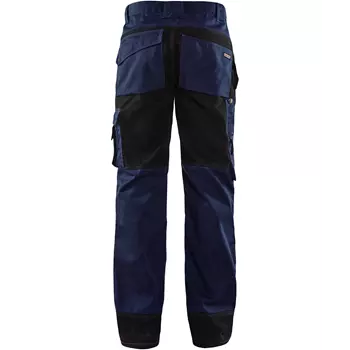 Blåkläder work trousers, Marine Blue/Black